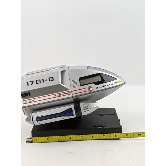 Star Trek Enterprise Magellan Shuttlecraft Radio Alarm Clock Works - Picture 11 of 13